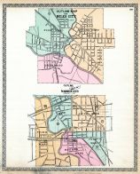 Niles City - Outline Map, Warren City - Outline Map, Trumbull County 1899